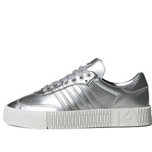 NEW ADIDAS Originals Samba Rose Low Top Women's Size 6 Comfort Sneaker Silver